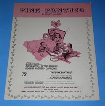 Pink Panther Sheet Music Vintage 1964 Peter Sellers David Niven Robert Wagner - £15.72 GBP
