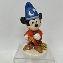 Rare Goebel Disney Fantasia Sorcerer Mickey Mouse Porcelain Figurine Vtg W Germ. - £66.15 GBP