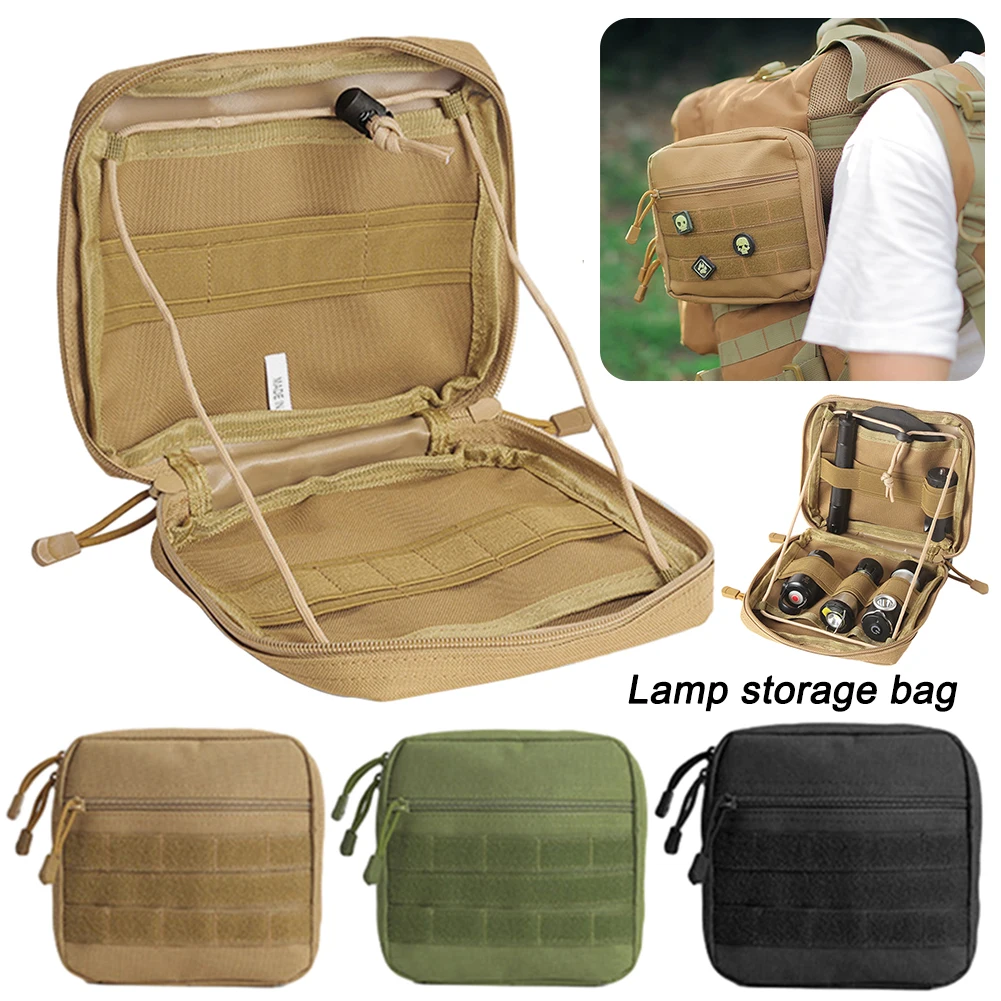 Camping Light Storage Bag 600D Oxford Tent Lamp Organizer with Pockets for GZ - £15.55 GBP+