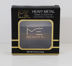 LOT OF 2 Simply Me Beauty Heavy Metal Matte &amp; Shimmer Eyeshadow  Make Up  - $128.99 MXN