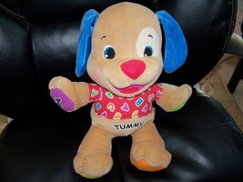 Fisher Price Laugh & Learn Interactice Puppy, 14 inch Plush Learning Puppy Dog. - $18.98
