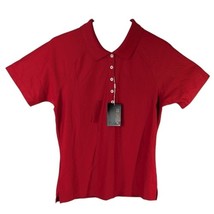 Lake Bracken Country Club Golf Polo Shirt Womens Small Red LBCC Short Sl... - $452.37 MXN