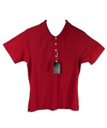 Lake Bracken Country Club Golf Polo Shirt Womens Small Red LBCC Short Sl... - $452.37 MXN