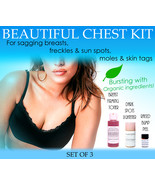 Beautiful Chest Kit for Women for Sagging Breasts Freckles Moles Set of 3 - £80.70 GBP