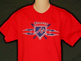 Atlanta Braves T-Shirt Red Boys Size Large 14/16 MLB Baseball NEW Short Sleeve - $10.81