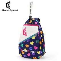 GreetSpeed Tennis Badminton Backpack 2 in 1 Should Bags for Children Adult with  - £99.67 GBP