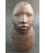 BEN APOLLO AFRICAN SCULPTURE TURKANA MAN #1 STUDIO ART REDWARE POTTERY K... - $65.83 CAD