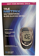 True Metrix Blood Glucose METER KIT, including 10 strips  EXP 1/2027 - $17.95