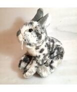Webkinz Signature Gold English Spot Bunny Rabbit Plush Wks1074 grey whit... - $42.00