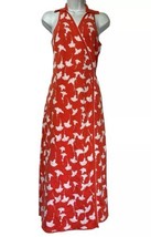 Diane Von Furstenberg DVF for Target Ginkgo Cherry Tomato Wrap Dress Size M - £15.51 GBP