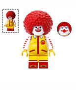 Ronald Mcdonald Fat Fast Food Clown Building Minifigures - $79.58 MXN