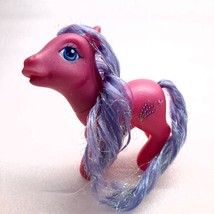 My Little Pony G3 Heather Winds Hasbro 2004 pink purple hair glitter tinsel - £7.99 GBP