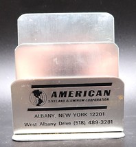 Vtg American Steel &amp; Aluminum Corp Albany NY Letter Mail Slot Office Desk - $14.99
