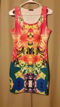 SOPRANO Bright Floral Size M Junior Dress                               ... - £4.91 GBP