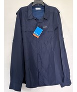 Columbia Mens Kestrel Trail II Long Sleeve PFG Fishing Shirt Size Large ... - $32.97