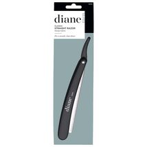 Diane D210 Black Straight Razor Plastic Handle - Single Razor New - $64.35 MXN