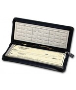 Business Size Zippered Leather Check Cover - $48.89 CAD