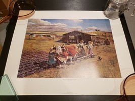 Vintage 1975 3M Company - New Land-Old Land Lithograph By John Falter - £35.07 GBP