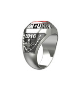 TRADITIONAL COLLEGE RING-STERLING SILVER - £158.87 GBP