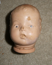 Vintage 1920s Composition Baby Boy Doll Head 4 1/2&quot; Tall - £19.45 GBP
