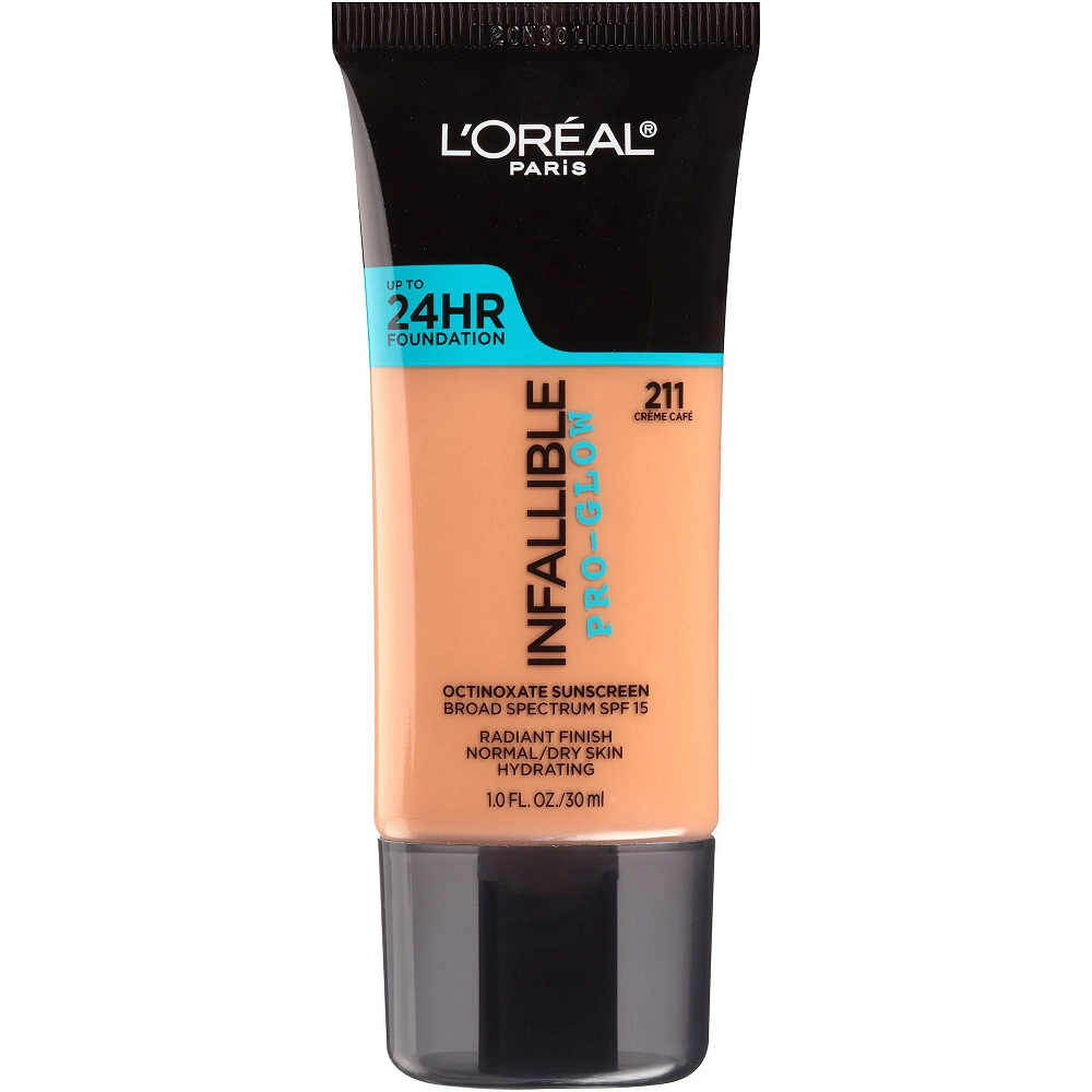 L&#39;oreal Infallible Pro-Glow Liquid Foundation #211 Creme Cafe *Read Desc... - $6.47