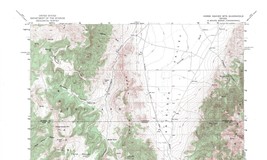Horse Heaven Mtn. Quadrangle Nevada 1956 Topo Map USGS 1:62500 Topographic - £17.42 GBP