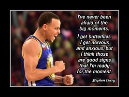 Inspirational Stephen Curry Basketball Motivation Poster Print Quote Wal... - £18.16 GBP+