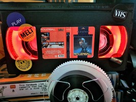 Rollerball Classic Retro VHS Tape Night Light table lamp stunning - £20.12 GBP