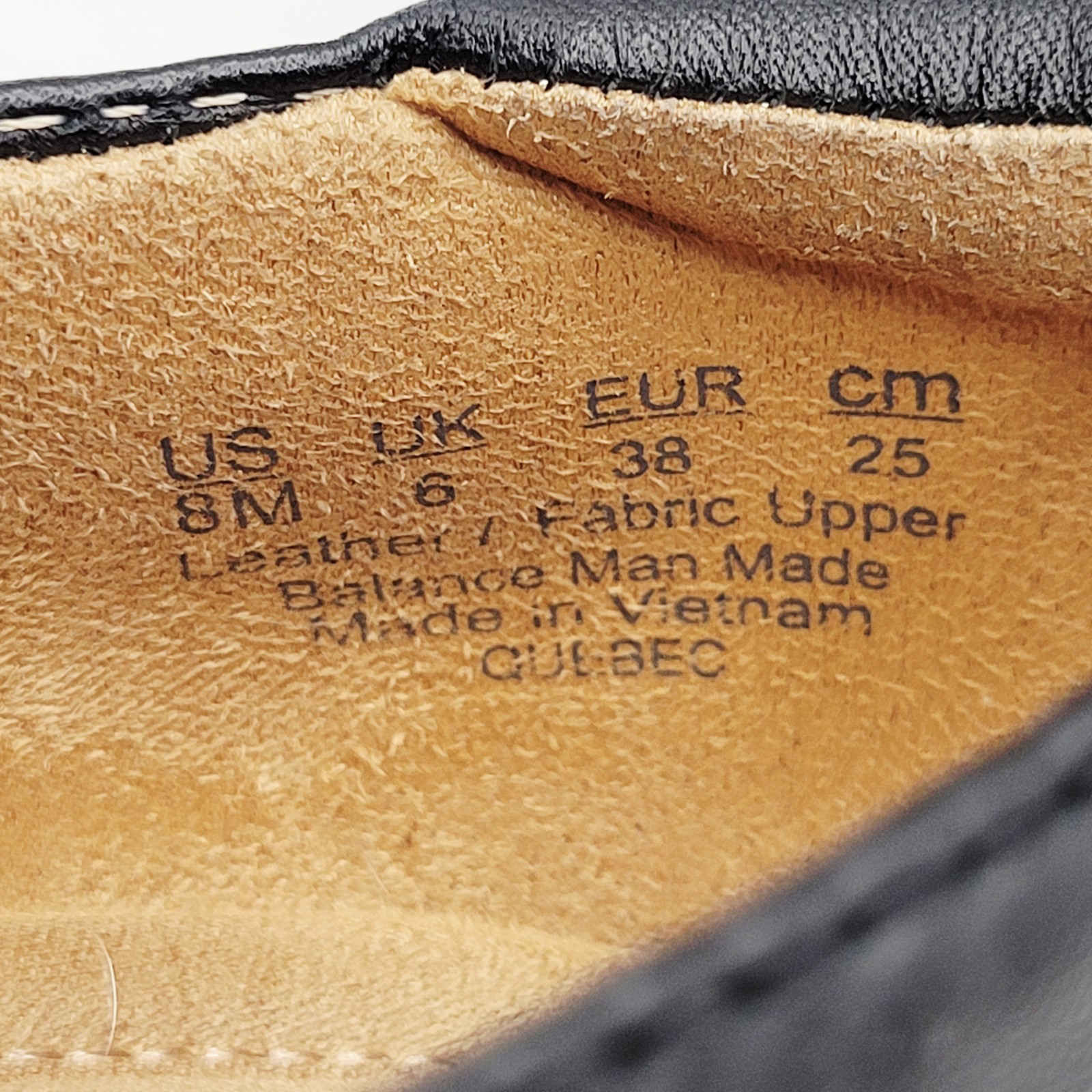 Naturalizer Black Leather Shoes Womens Sz 8 Quebec Vtg Item image 6