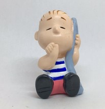 3” Linus Holding Blanket - PVC - Peanuts - Charlie Brown - Applause Figure - £15.19 GBP