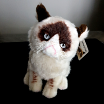 Grumpy Cat Gund Plush Collectable Stuffed Animal Toy Clean Tags Angry Mad Mean - £12.72 GBP
