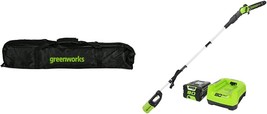 Greenworks Pro 80V 10&quot; Brushless Cordless Polesaw, 2Ah Battery And Charger - £325.68 GBP