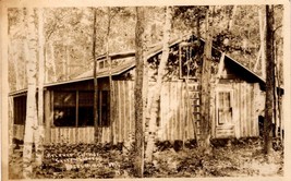 Original ~1905 RPPC Belknap Cottage at Sylvan Shores at Hazelhurst, Wisc... - £21.81 GBP