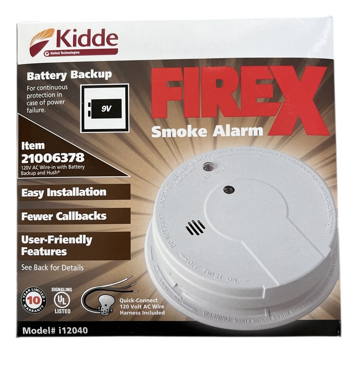 Kiddie Smoke detector Smoke alarm 459513 - $19.99