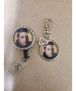 Elvis presley work Badge Retractable Reel ID + bag purse luggage clip nu... - $12.06 CAD