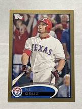 2012 Topps Gold Nelson Cruz #344 Texas Rangers 0091/2012 - £2.67 GBP