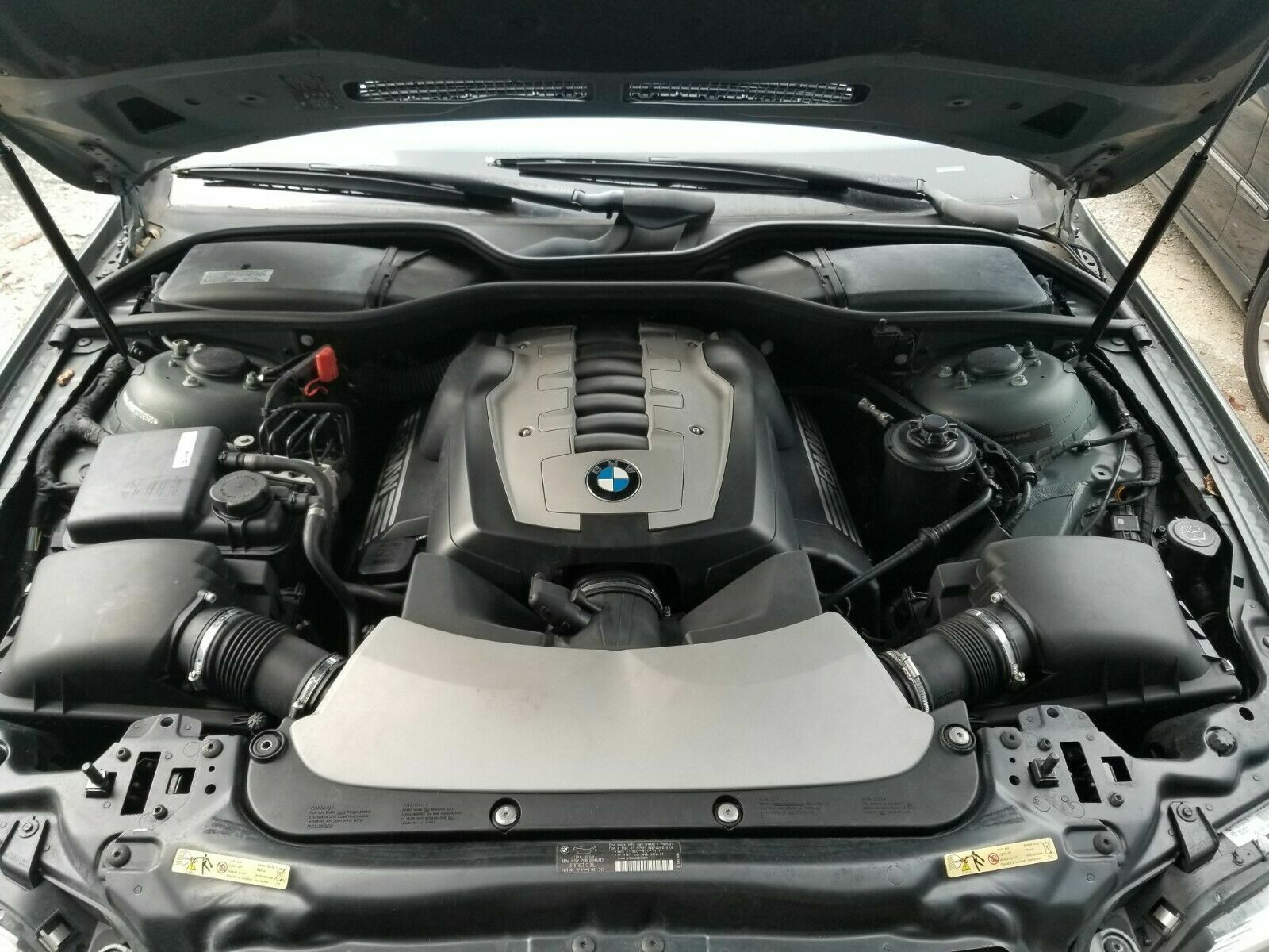 06-2008 bmw e65 e66 750i 750li  front center console wood trim panel cover Item image 11
