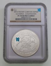 2010 Piefort Great Britain S5PND Olympics - Countdown NGC PF70 Ultra Cameo - €102,85 EUR