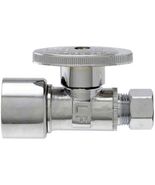PLUMB PAK MP2068PCPOLF 5/8&quot; OD, Straight Chrome Push Fit Valve, Quick Lo... - $37.56 CAD