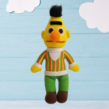 Bert Plush Sesame Street Stuffed Animal Toy Playskool 80s TV Character Vintage - £7.47 GBP