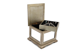 Executive class wood Cufflink Case &amp; watch Storage Organizer  Jewelry Bo... - $79.99