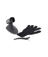 New Wall Mount Flat Iron Holder Glove &amp; Clip for Straightener Hair Styli... - $284.91 MXN