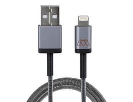 MOS Spring  Lightning Cable - Aluminum Heads, Steel Spring Relief &amp; Exos... - £39.95 GBP