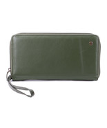 Sheep leather Zip-around Family Passport Credit Card Travel Document Wal... - $652.23 MXN