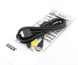 Xtenzi MDI AUX MMI Cable Adapter iPhone/iPod audio/video for Kenwood KCA... - $19.99