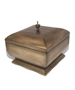 New Executive Classic wood Finish Cufflink Case &amp; Ring Storage Organizer... - £55.03 GBP