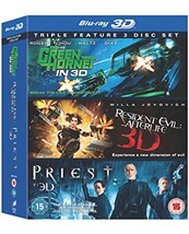 Green Hornet / Priest / Resident Evil - Afterlife (3D) [BLU-RAY]  - £98.07 GBP