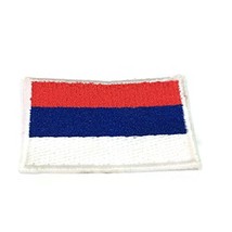 Flag of Serbia Patch National Country Emblem Crest Badge Small 1.2&quot; x 1.... - $15.85