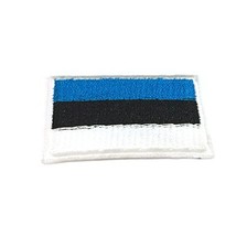 Flag of Estonia Nation Country Patches Emblem Tricolour Small Size 1.2&quot;x1.8&quot; ... - £12.70 GBP