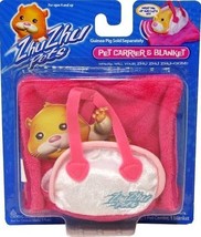 ZhuZhu pets - pink pet carrier and pink blanket - $24.74